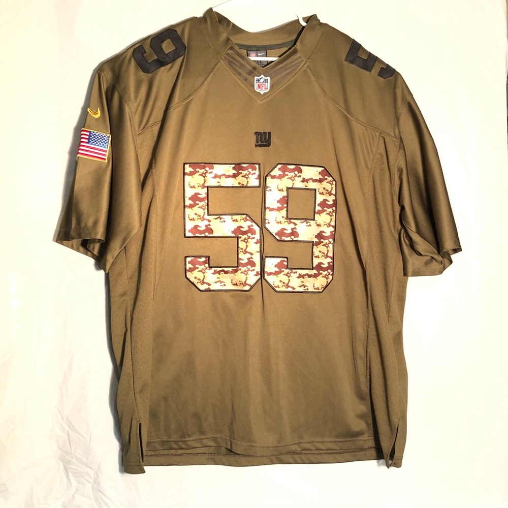 New York Giants Camo Militart Jersey